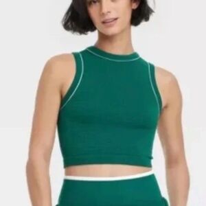 NWT All in Motion Green Sleevless Top | Small